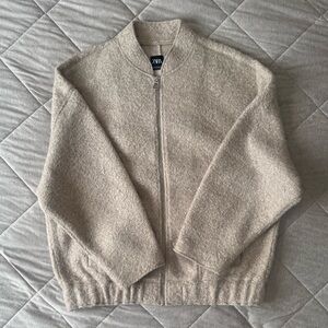 Zara oversized bomber jacket